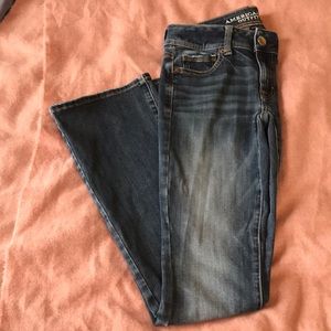 American Eagle Kick Bootcut Indigo Water 00 Jeans